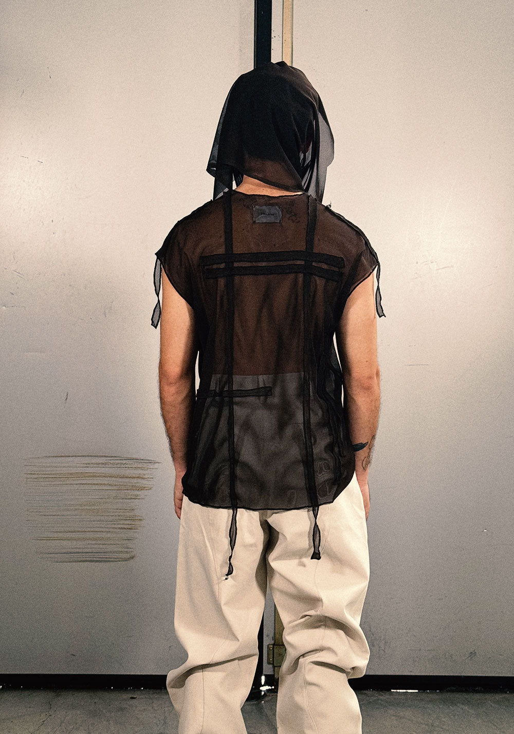 Maglia trasparente Collapse