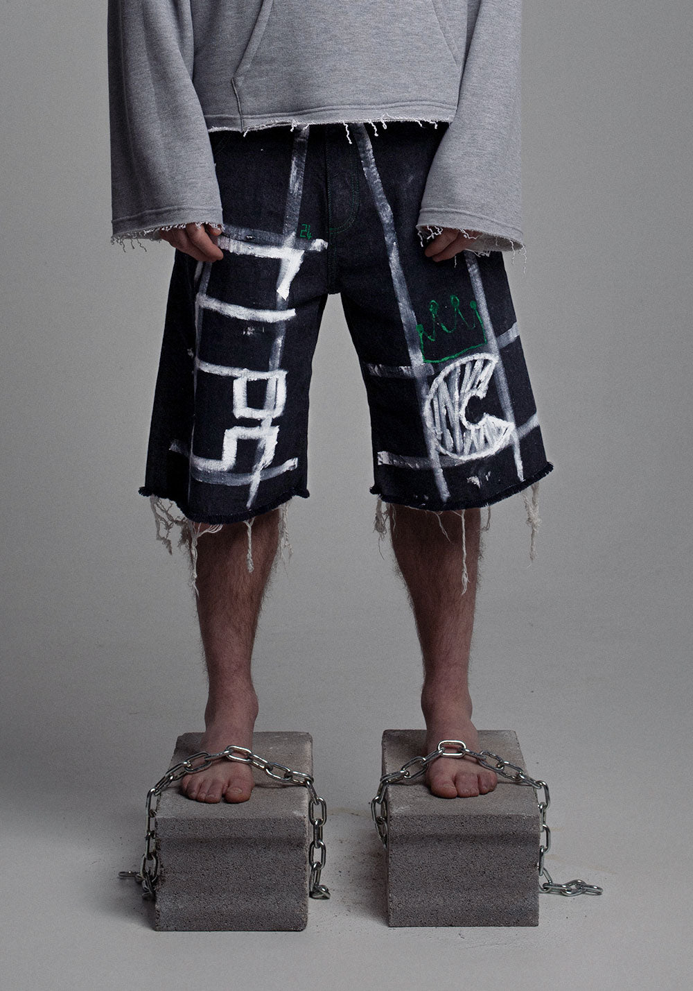 Jeans corti Collapse