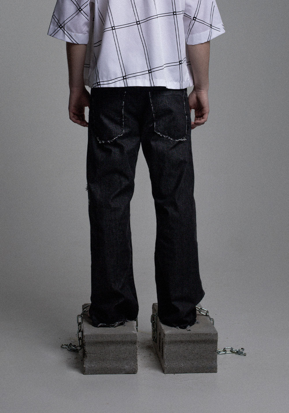 Jeans Collapse Scritta
