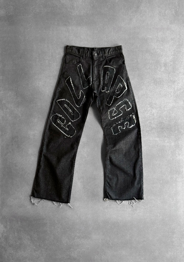 Jeans Collapse Scritta