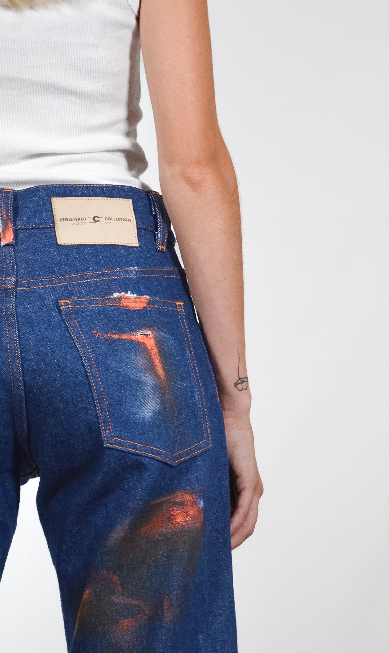 Jeans ruggine Collapse