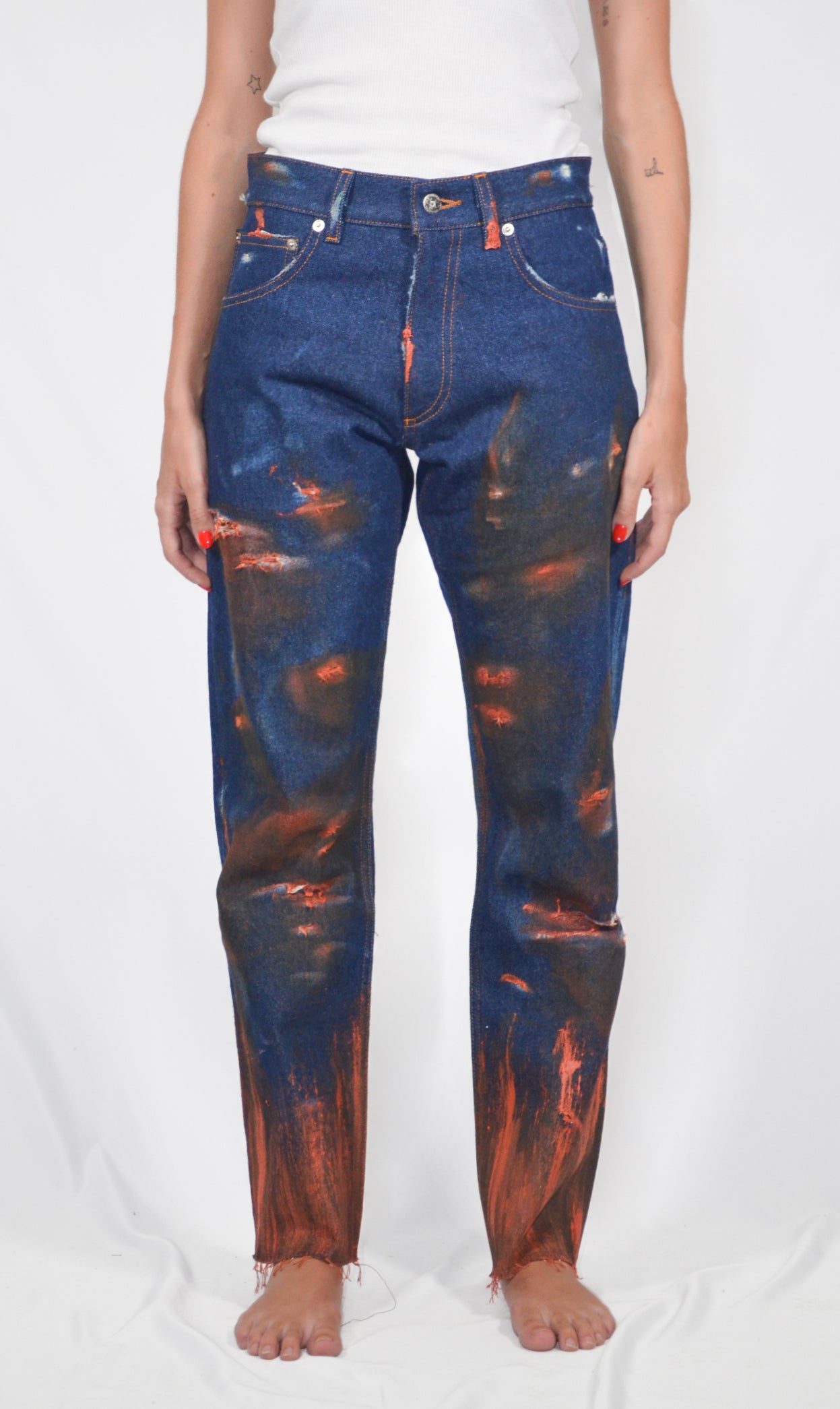 Jeans ruggine Collapse