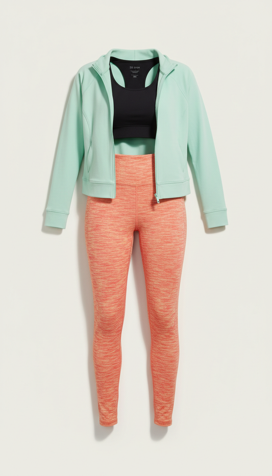 Leggings vita alta Apricot Burst