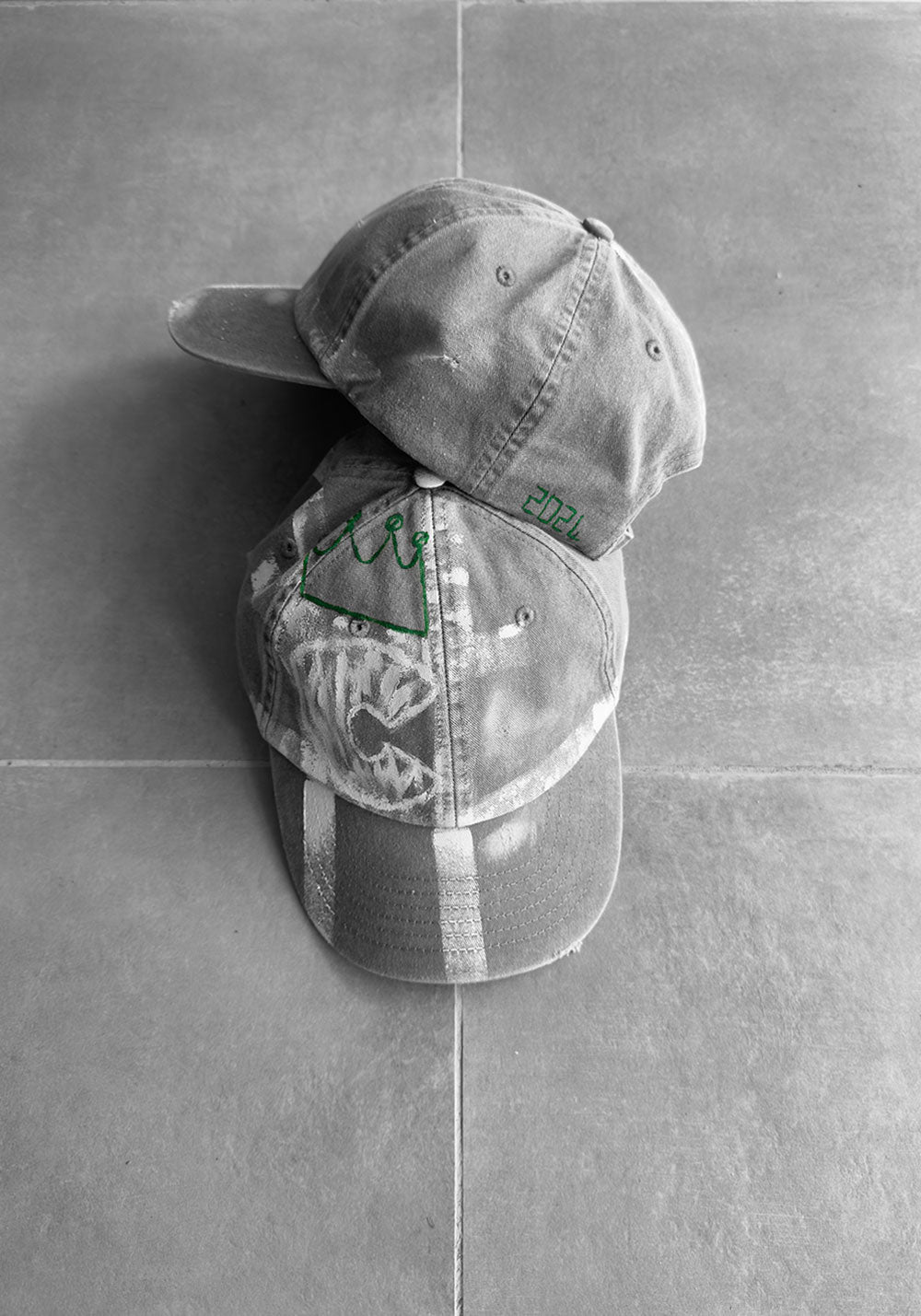 Cappello grigio Collapse