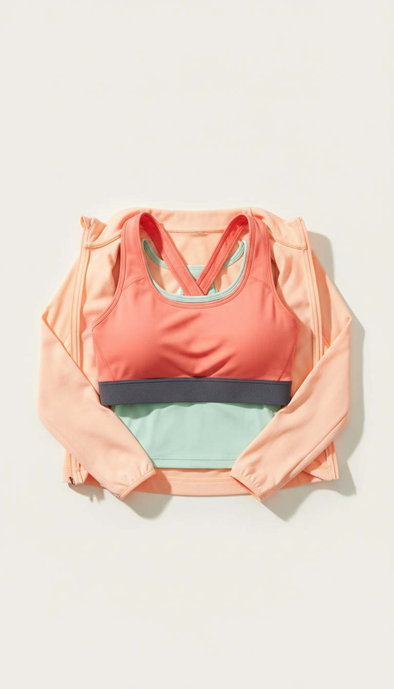 Reggiseno sportivo Active Coral
