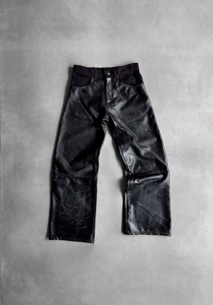 Pantaloni pelle Collapse